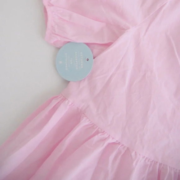 Hill House Ballerina Pink  The Francesca Top 100% Cotton Size Small NWT - Picture 12 of 13